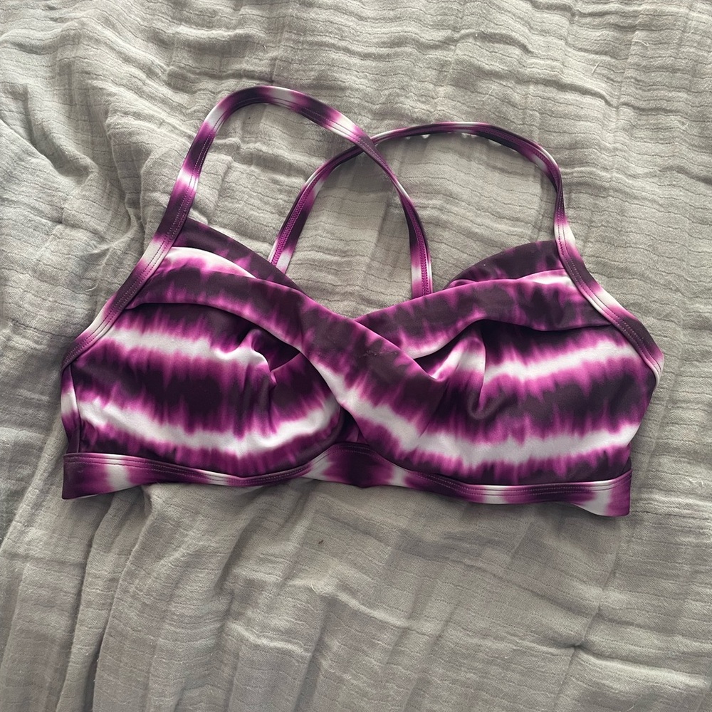 Athleta Del Mar Tie Dye Twister Bikini Top 36 B/C